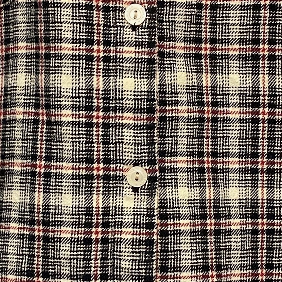 Woolrich 2006 100% cotton button down plaid shirt women's large - Picture 2 of 9